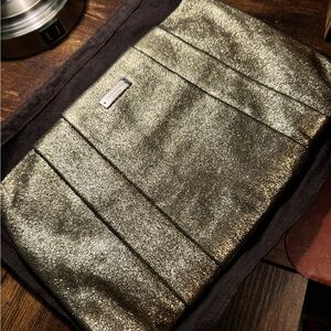 Gold Kate Spade Clutch